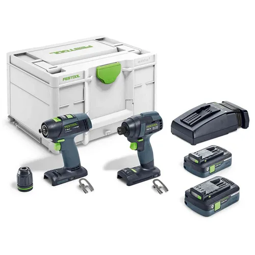 Festool Schrauber- und Bohrer-Set TID 18 HPC 4,0 I-Set T18
