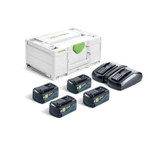 Festool Energie-Set SYS 18V 4xHP5,0/TCL6DUO