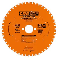 CMT XTreme Industrielle Kreissägeblätter für Edelstahl - D216x1,8 d30 Z56 HW