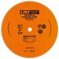 CMT XTreme Industrielle Kreissägeblätter für Edelstahl - D355x2,2 d25,4 Z90 HW