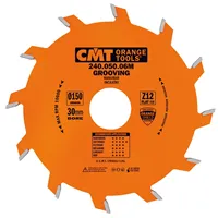 CMT Orange Industrielle Kreissägeblätter für Nuten - D150x2 d35 Z12 HW