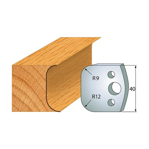 IGM Profil 050 - Profilmesser-Paar 40×4 mm SP