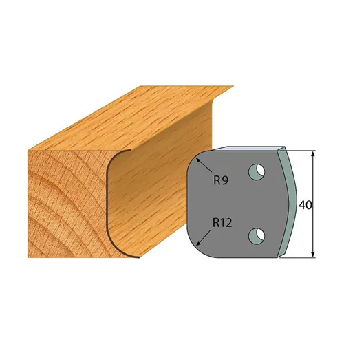 IGM Profil 050 - Abweiser-Paar 40×4 mm SP