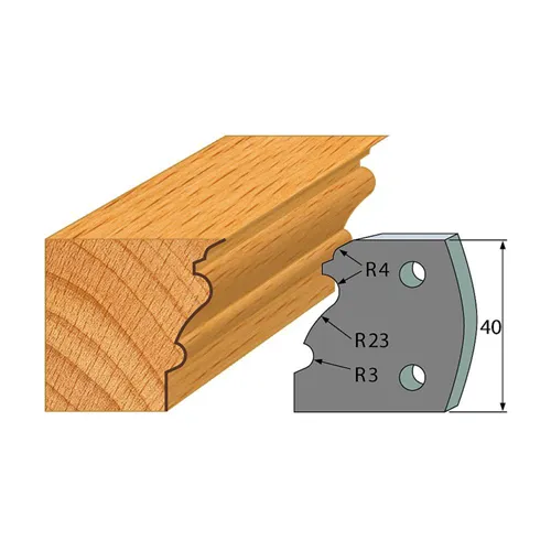 IGM Profil 103 - Abweiser-Paar 40×4 mm SP