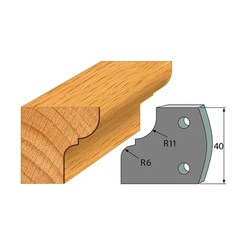 IGM Profil 112 - Abweiser-Paar 40×4 mm SP