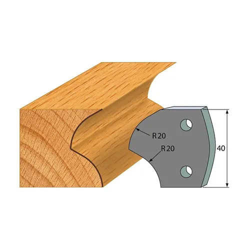 IGM Profil 120 - Abweiser-Paar 40×4 mm SP