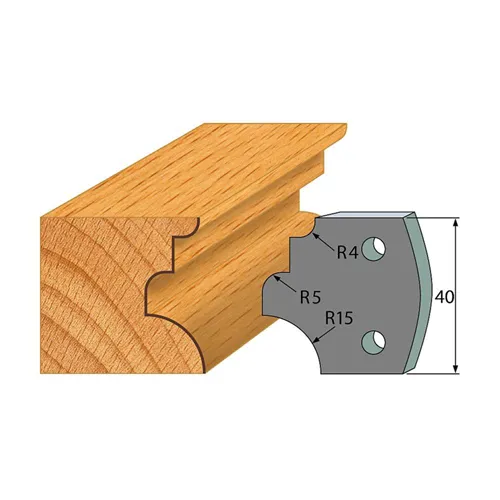 IGM Profil 129 - Abweiser-Paar 40×4 mm SP