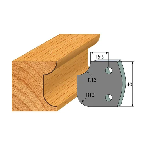 IGM Profil 176 - Abweiser-Paar 40×4 mm SP