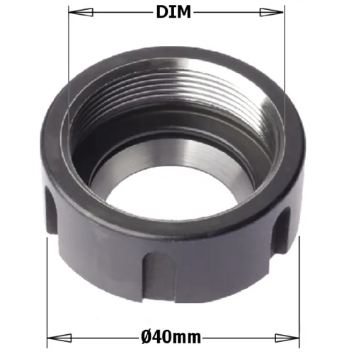 Mutter für Köpfe ER20 - M25x1,5 RH