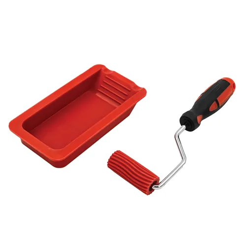 IGM Silikon-Leimroller Set mit Schale