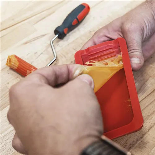 IGM Silikon-Leimroller Set mit Schale
