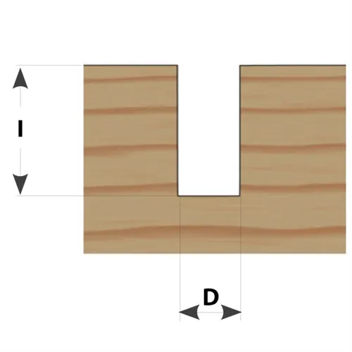 IGM M100 Nutfräser - D12,55x25,4 L65 S=8 HW