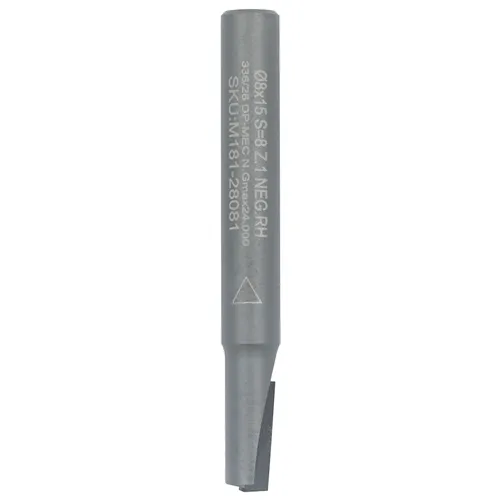 IGM M181 Diamantnutfräser negativ - D8x15 L65 S=8 Z1neg.