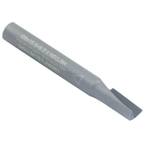 IGM M181 Diamantnutfräser negativ - D8x15 L65 S=8 Z1neg.