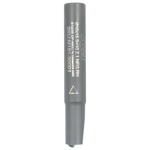IGM M181 Diamantnutfräser negativ - D10x15 L65 S=10 Z1neg.