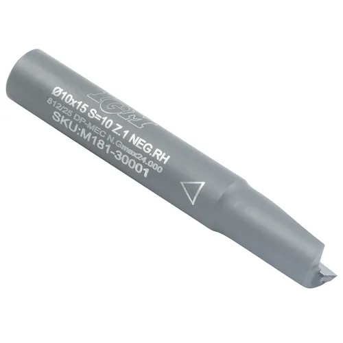 IGM M181 Diamantnutfräser negativ - D10x15 L65 S=10 Z1neg.