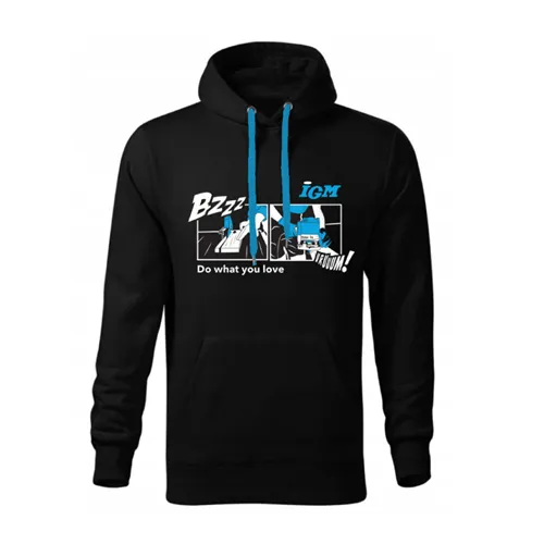 IGM Hoodie mit Kapuze Comics - Gr. M
