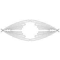 CMT Schnitzschablone für Schubladen und Möbel Römisch 190x65 mm (Ausgepackt)