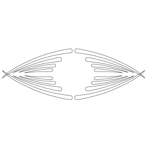 CMT Schnitzschablone für Schubladen und Möbel Römisch 190x65 mm (Ausgepackt)