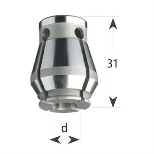 IGM Genaue Spannzange für MK2 F400-026-d=6,35mm (Ausgepackt)