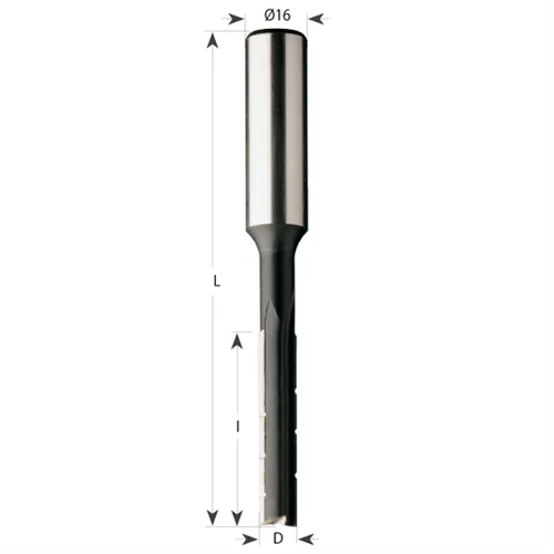 IGM F370 Langlochbohrer mit Spanbrecher, D24x125 L180 S=16x50 RH (Gebraucht)