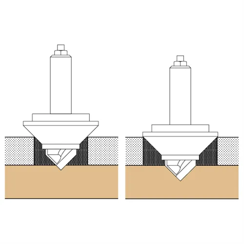 CMT 3D-Carver-Fräser, S = 8 mm (Gebraucht)