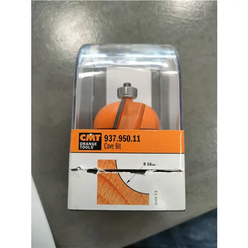 CMT C937 Hohlkehlfräser, R16 D44,5x18,5 S=12 HW (Ausgepackt)