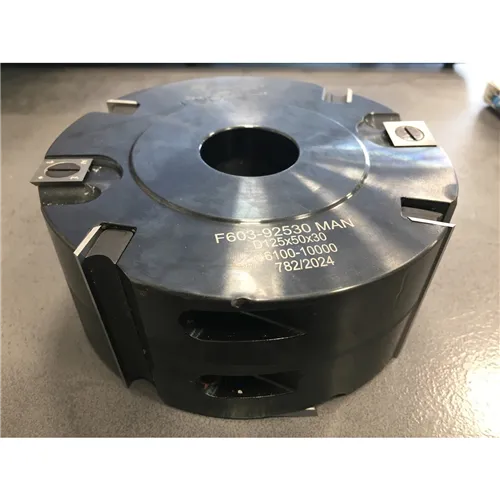 IGM F603 Falzmesserkopf ziehender Schnitt MAN, D125x50 d30 Z4 V4 STAHL (Ausgepackt)