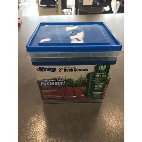 Kreg Protec-Kote Terrassenschrauben, set 700 Stücke, 51 mm (Ausgepackt)