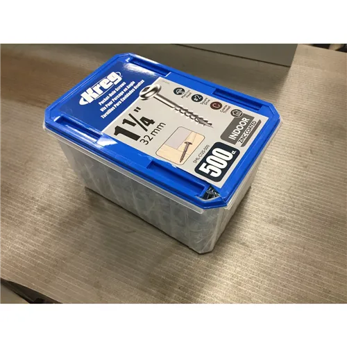 Kreg Verzinkt Maxi-Loc Pocket-Hole Schrauben, 32 mm, grobgewinde, 500 Stück (Ausgepackt)