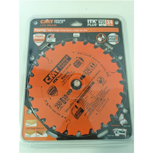 CMT ITK Plus Ultradünnes Kreissägeblatt für Längsschnitte - D250x2,4 d30 Z24 HW (Ausgepackt)