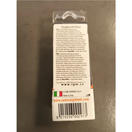 CMT 954 Halbstabfräser - R6,35 D28,6x25,5 B13,15 S=12 HW (Ausgepackt)