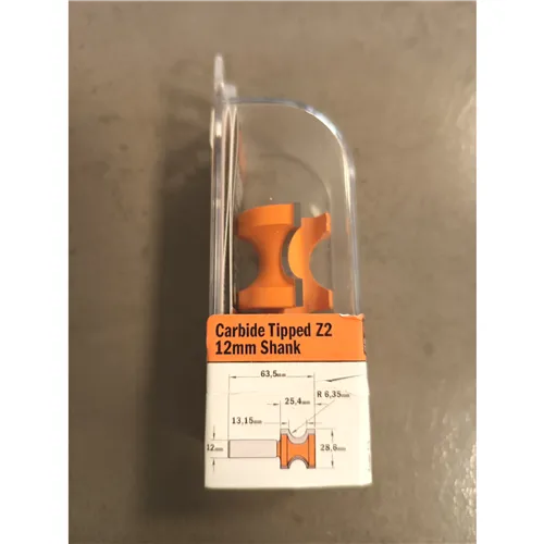 CMT 954 Halbstabfräser - R6,35 D28,6x25,5 B13,15 S=12 HW (Ausgepackt)