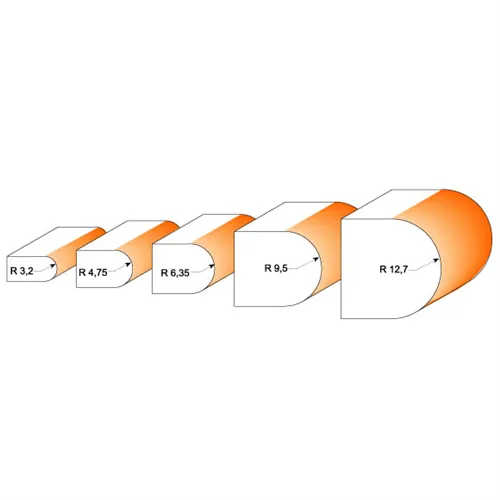 CMT 954 Halbstabfräser - R6,35 D28,6x25,5 B13,15 S=12 HW (Ausgepackt)