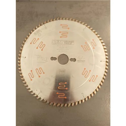 CMT Orange Chrome Kreissägeblätter aus Chrom für Rahmen - D250x3,0 d30 Z80 HW (Gebraucht)