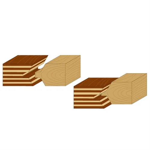 IGM M955 2-teilige Kantenverleimfräsersets - D40 I25,4 A30° S=12 HW (Gebraucht)