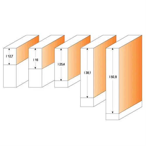 CMT Bündigfräser, gerade Zähne - D19x16 L57,1 S=8 HW (Gebraucht)