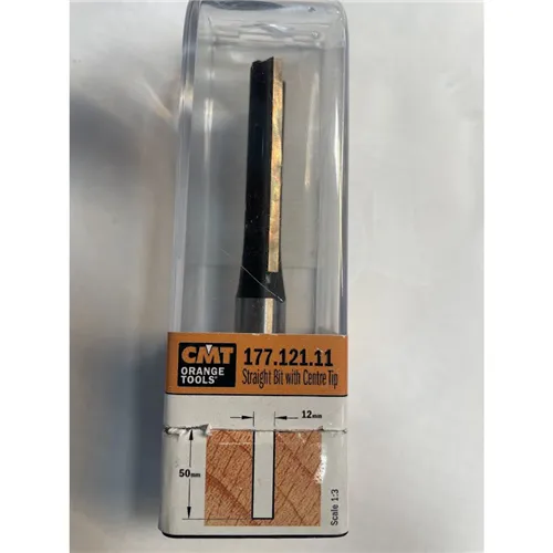 CMT 177 Nutfräser für Oberfräsen - D12x50 L100 S=12 HW (Gebraucht)