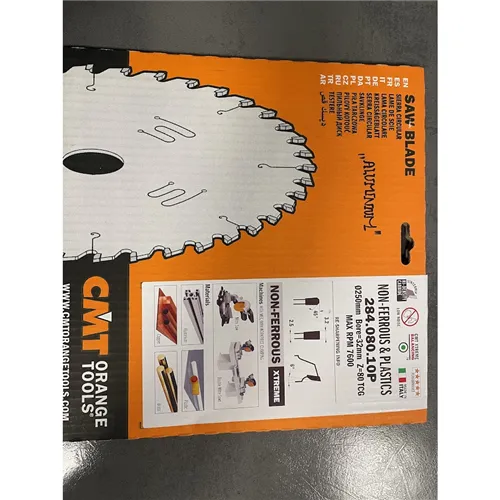 CMT XTreme Kreissägeblatt für Nichteisenmetalle und Kunststoffe - D250x3,2 d32 Z80 HW (Ausgepackt)
