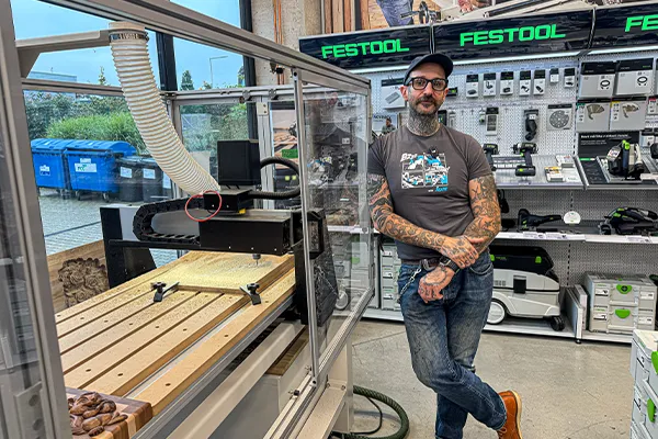 Paul Saliba auf der Festool Roadshow bei IGM 2025